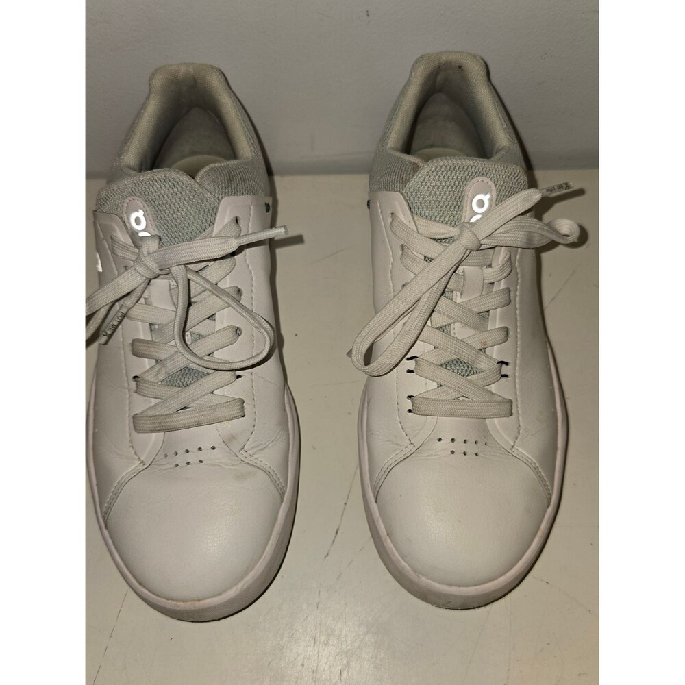 All-White ON Clound Running Lace-Up Sneakers